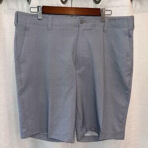 Ben Hogan Shorts Mens 36 Blue Golf Chino Performance Stretch Flat Front‎